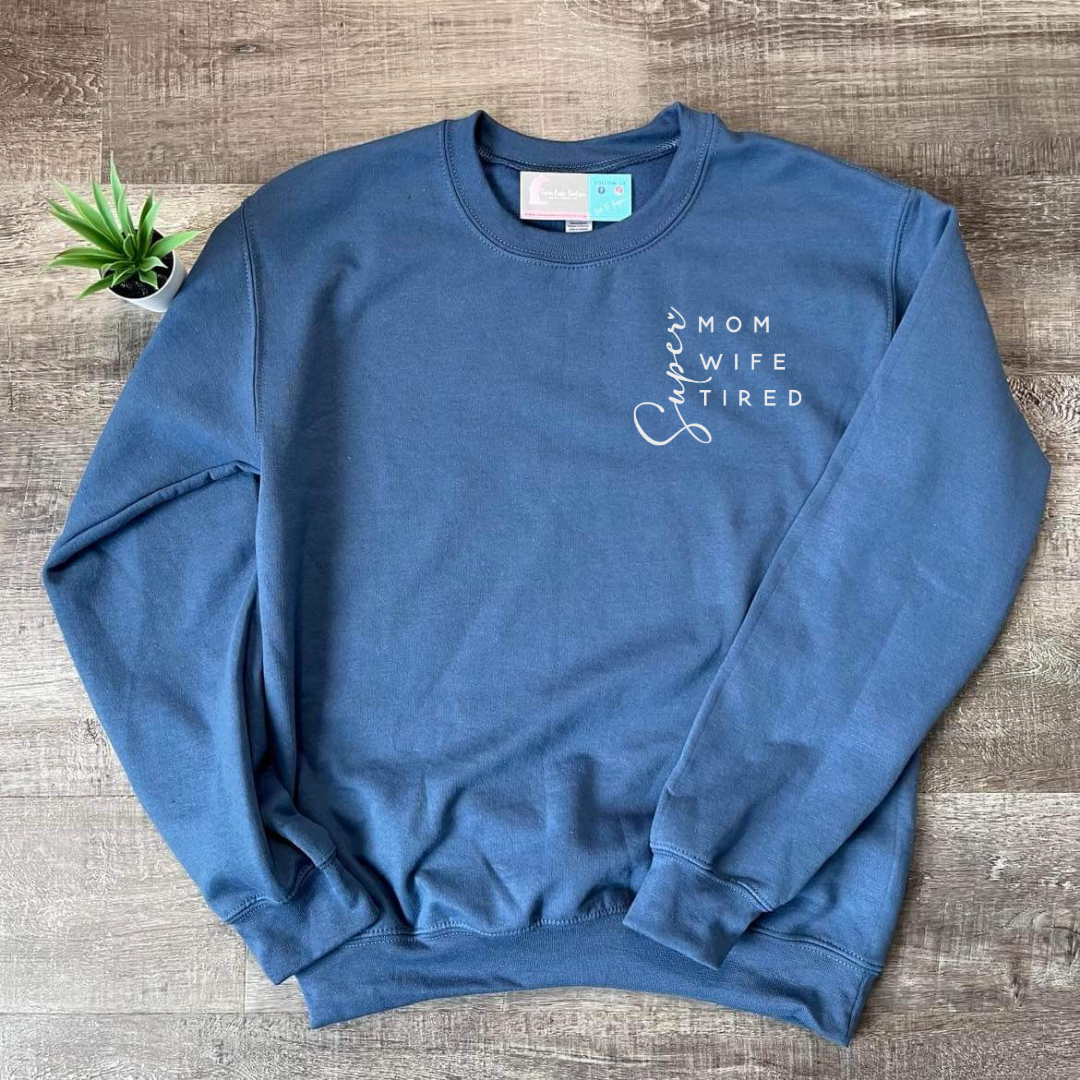 Super Mom Crew Neck