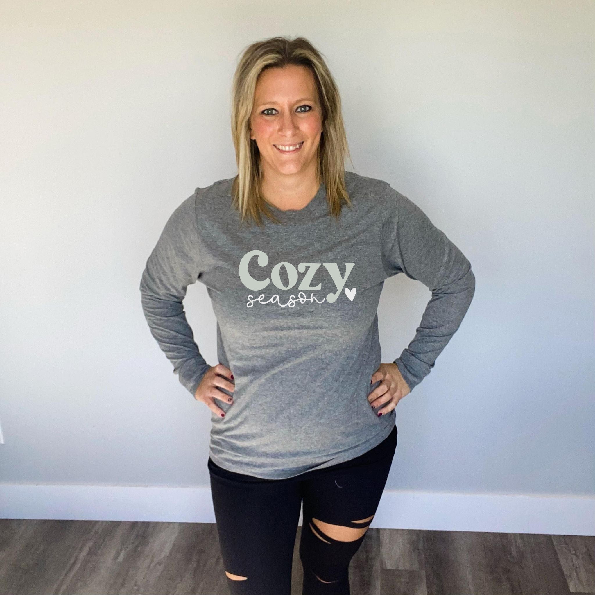 Cozy Season Long Sleeve | Graphite Heather