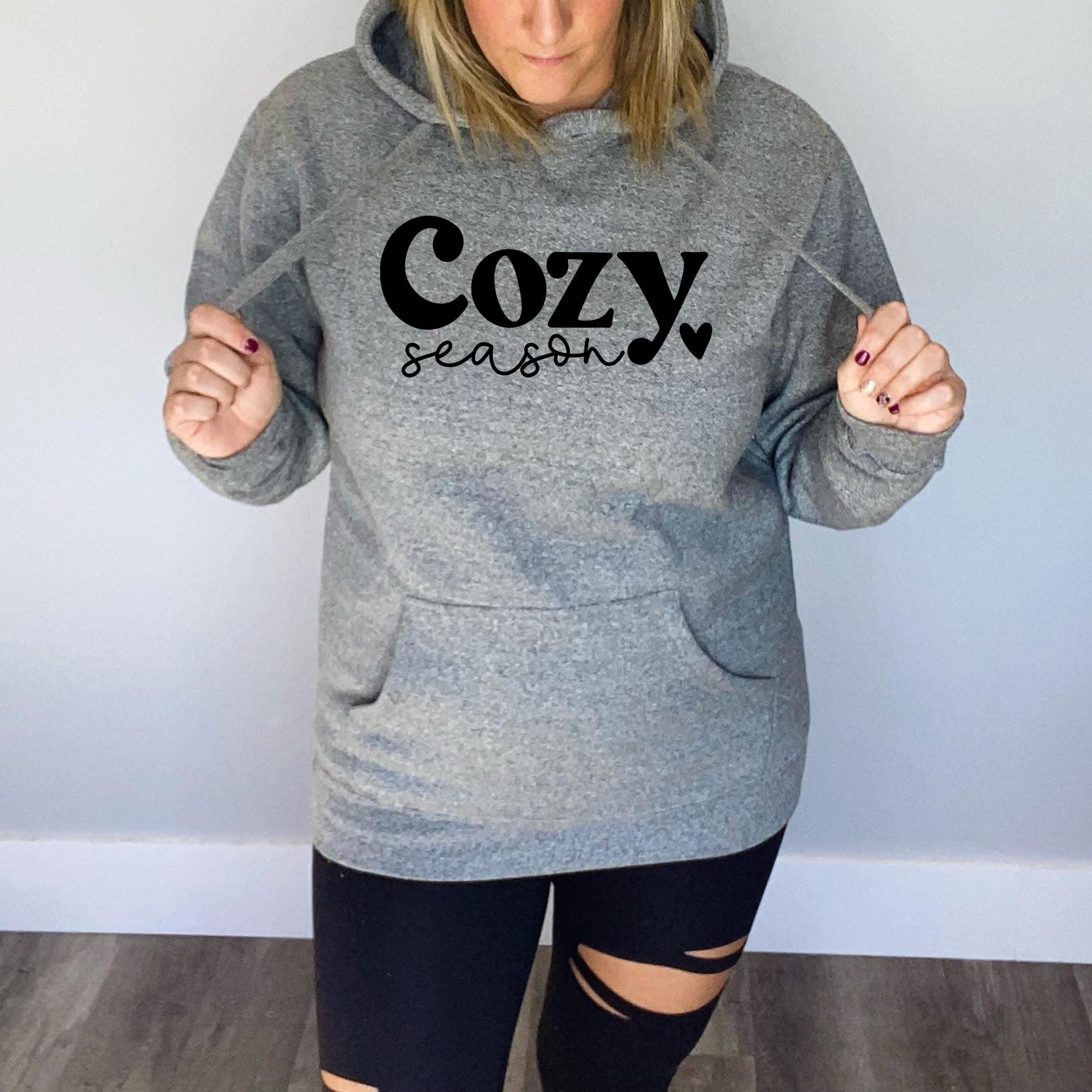 Cozy Season Hoodie | Heather Grey
