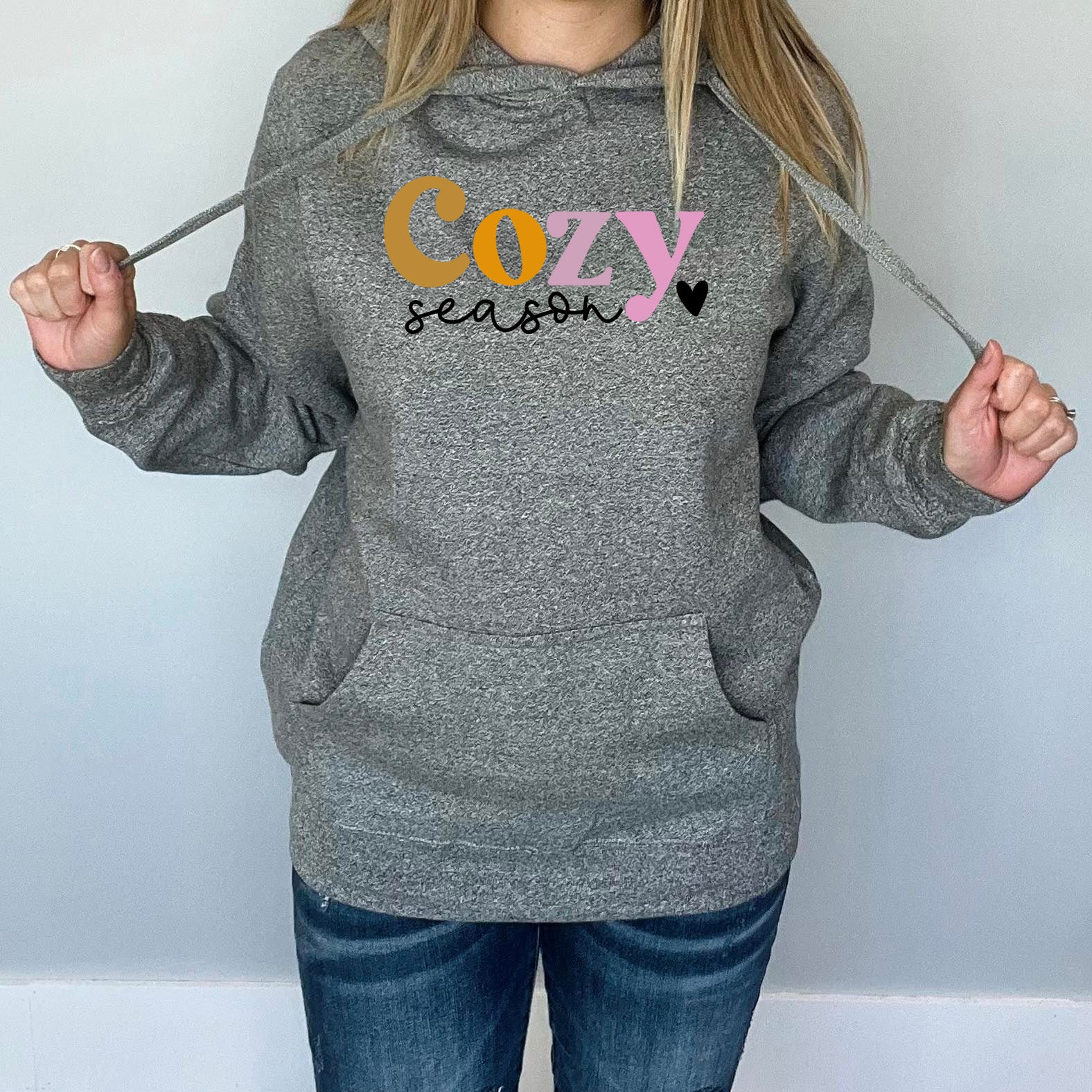 Cozy Season Hoodie | Heather Grey