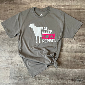 Eat. Sleep. Show. Repeat. | Dairy T-Shirt